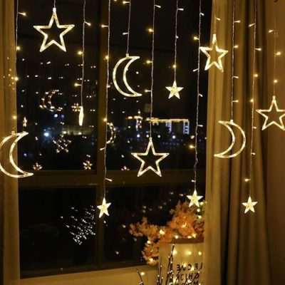 ریسه آویز ماه و ستاره